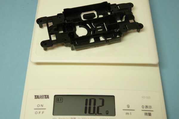 TOYz BAR☆ミニ四駆・MS軽量センターシャーシ比較・重量
