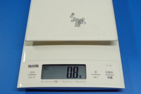 TOYz BAR☆ミニ四駆GUP 10307 AO-1036 ミニ四駆 2mmスプリングワッシャー (20個)・重さ