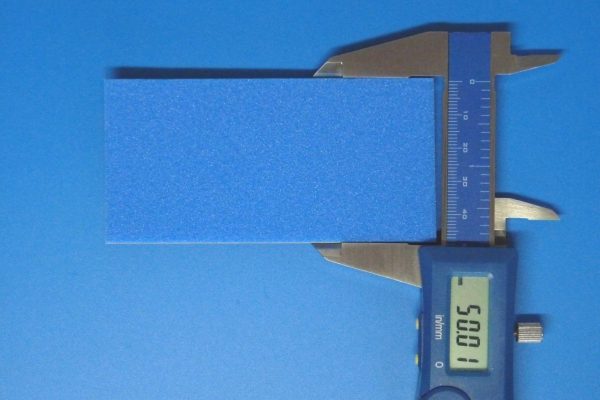TOYz BAR☆ミニ四駆GUP 15512 ブレーキスポンジセット（マイルド 1/2/3mmブルー）。2mmブレーキスポンジシート。サイズ、厚み測定。