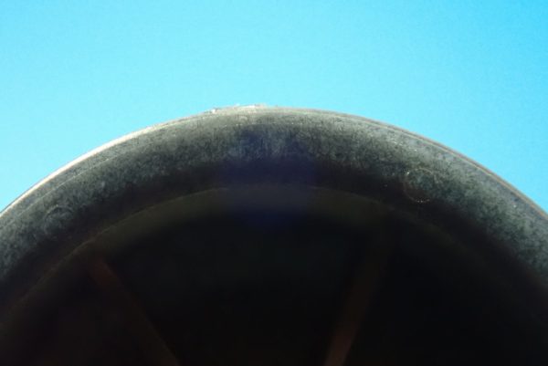 TOYz BAR☆ミニ四駆GUP 95369 ハード大径ローハイトタイヤ&カーボン強化ホイール。大径カーボン強化ホイール（ディッシュ）。詳細写真。