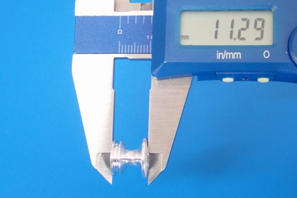 TOYz BAR☆ミニ四駆GUP 15418 ゴムリング付 2段アルミローラーセット (13-12mm)。ローラーサイズ測定。
